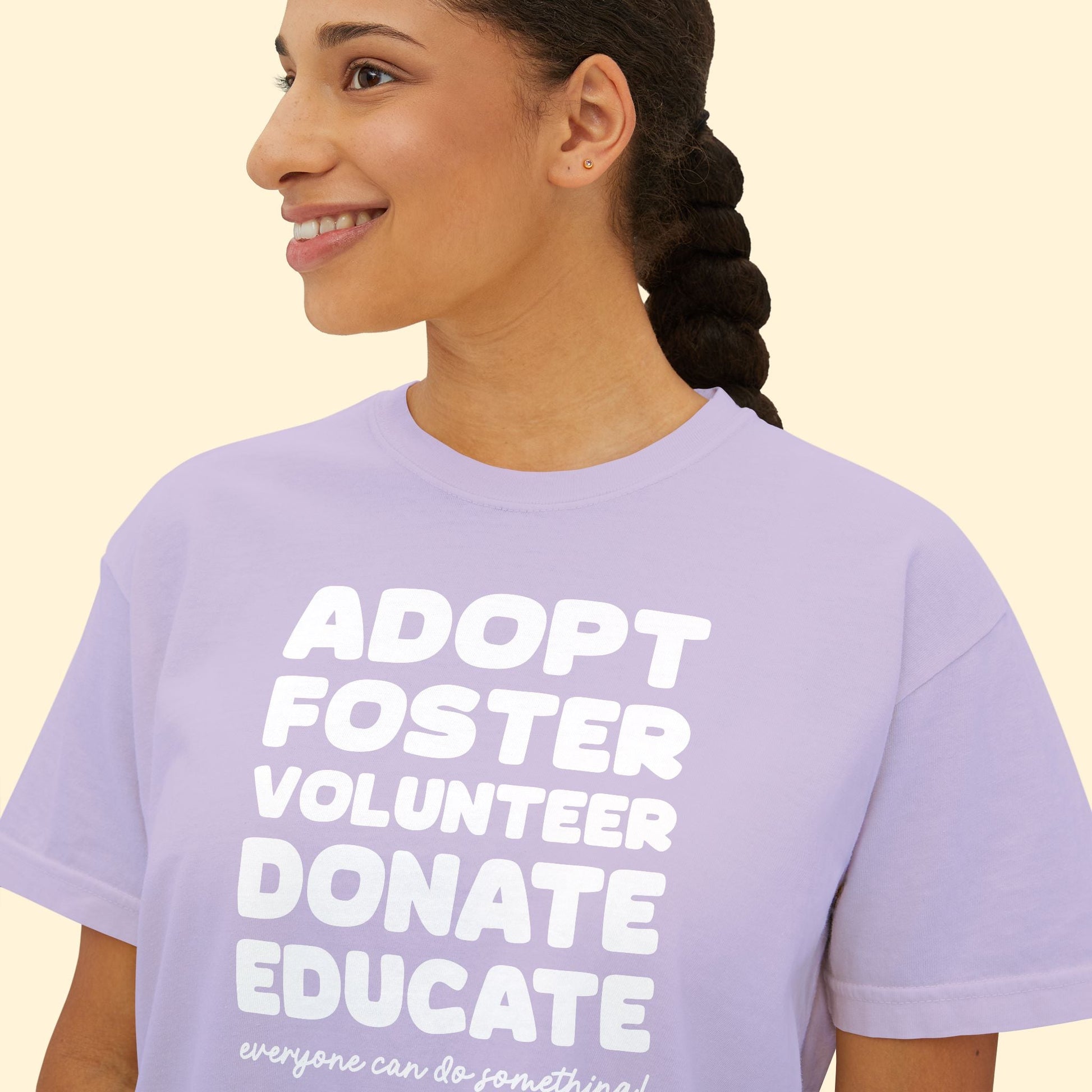 Everyone Can Do Something | Comfort Colors Boxy Tee - Detezi Designs - 18659538131710572455