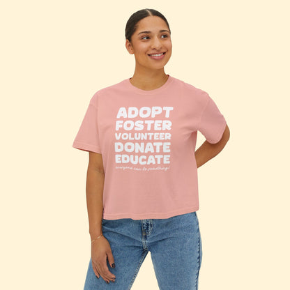 Everyone Can Do Something | Comfort Colors Boxy Tee - Detezi Designs - 18659538131710572455