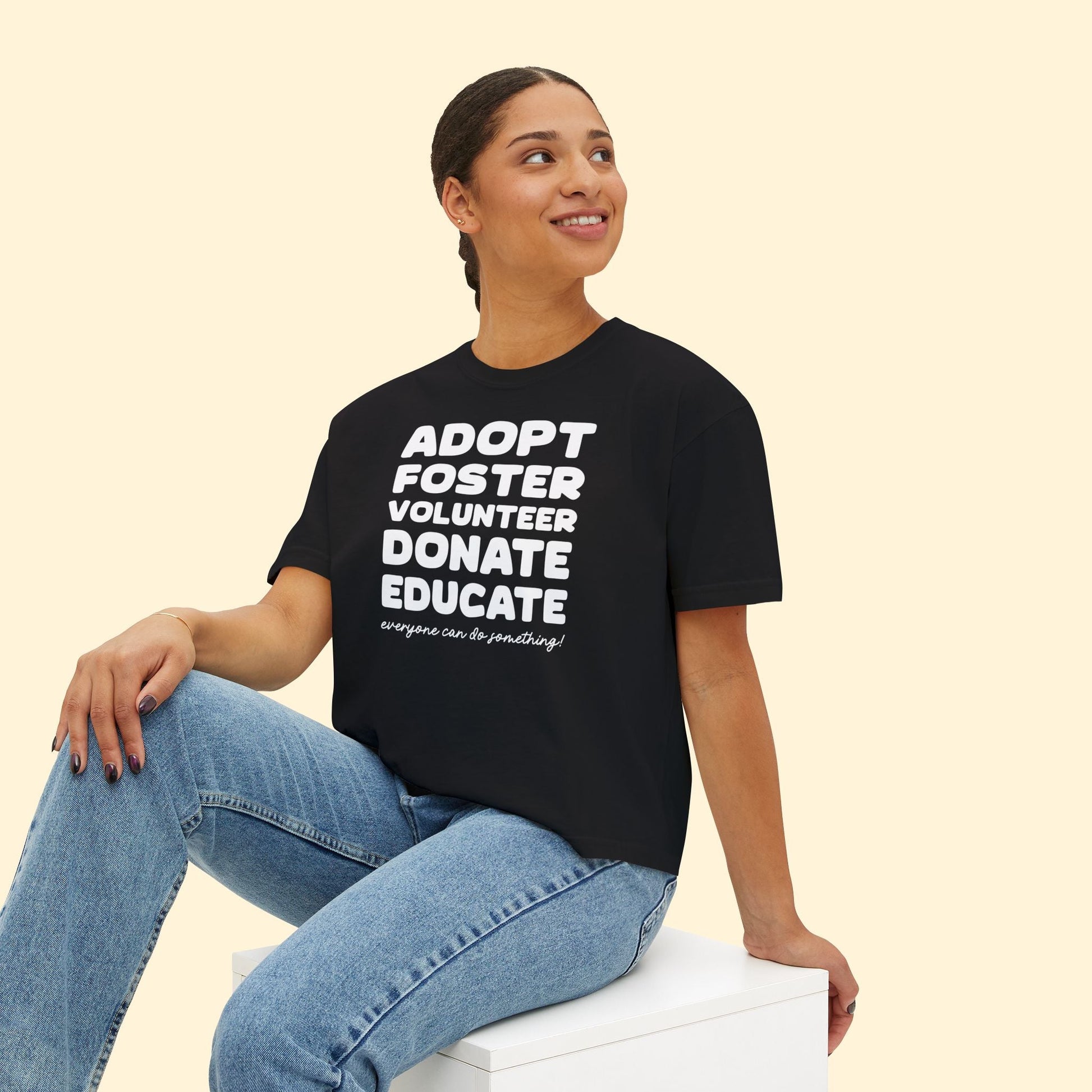 Everyone Can Do Something | Comfort Colors Boxy Tee - Detezi Designs - 18659538131710572455