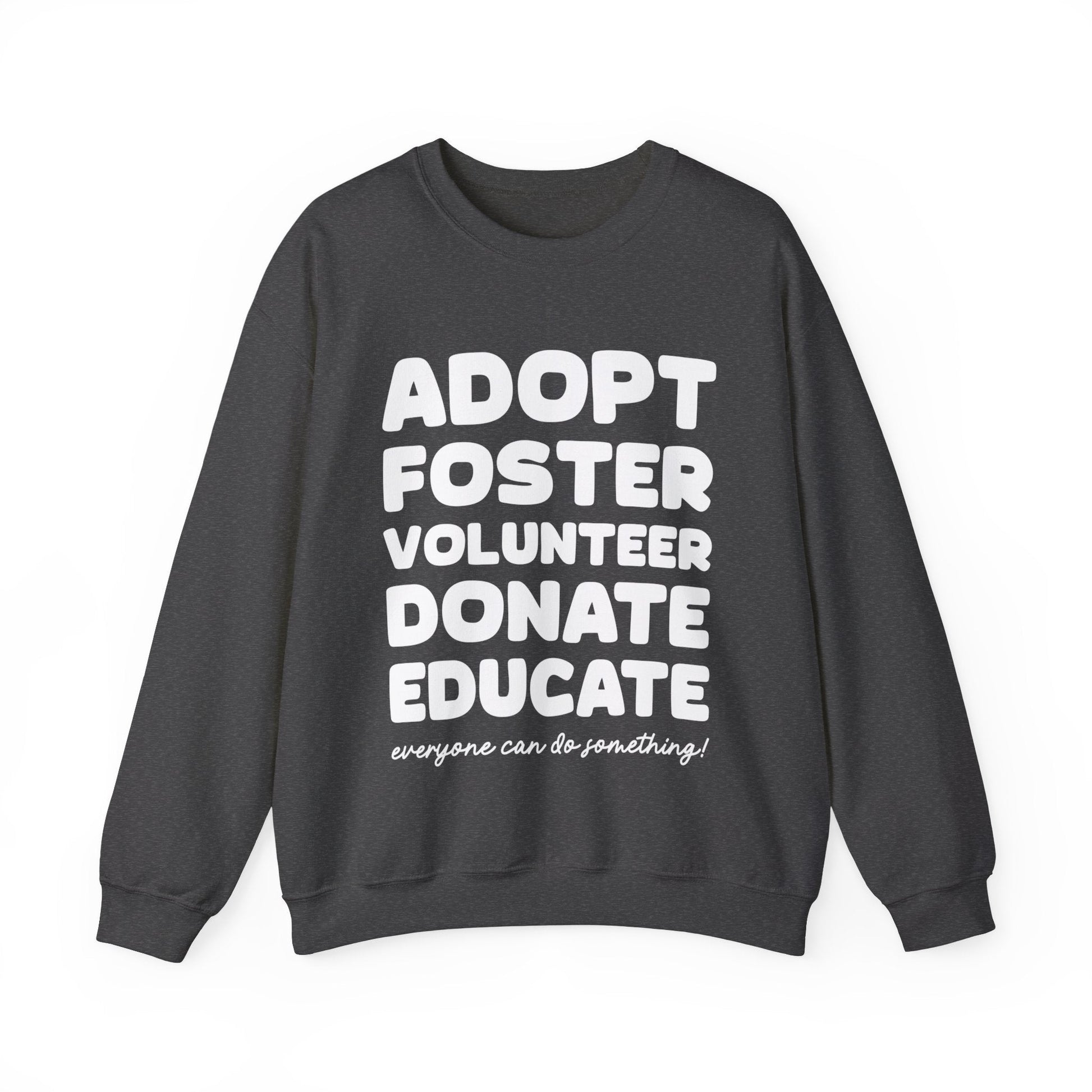 Everyone Can Do Something | Crewneck Sweatshirt - Detezi Designs-18922369401126431459