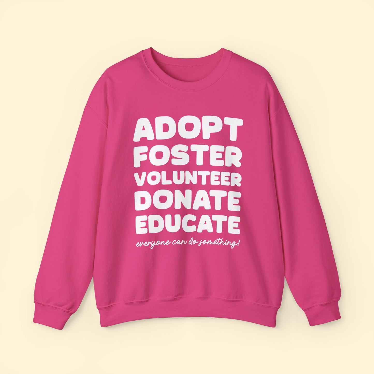 Everyone Can Do Something | Crewneck Sweatshirt - Detezi Designs - 19673299749759331760
