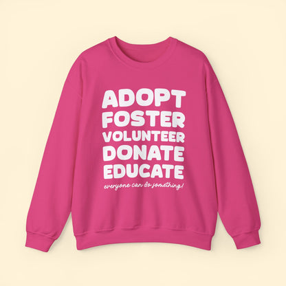 Everyone Can Do Something | Crewneck Sweatshirt - Detezi Designs - 19673299749759331760