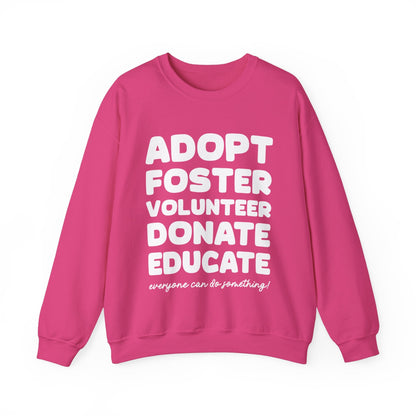 Everyone Can Do Something | Crewneck Sweatshirt - Detezi Designs-20080966409120696904