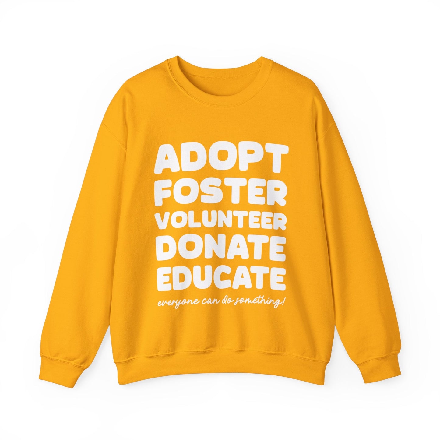 Everyone Can Do Something | Crewneck Sweatshirt - Detezi Designs-24507866166935431578