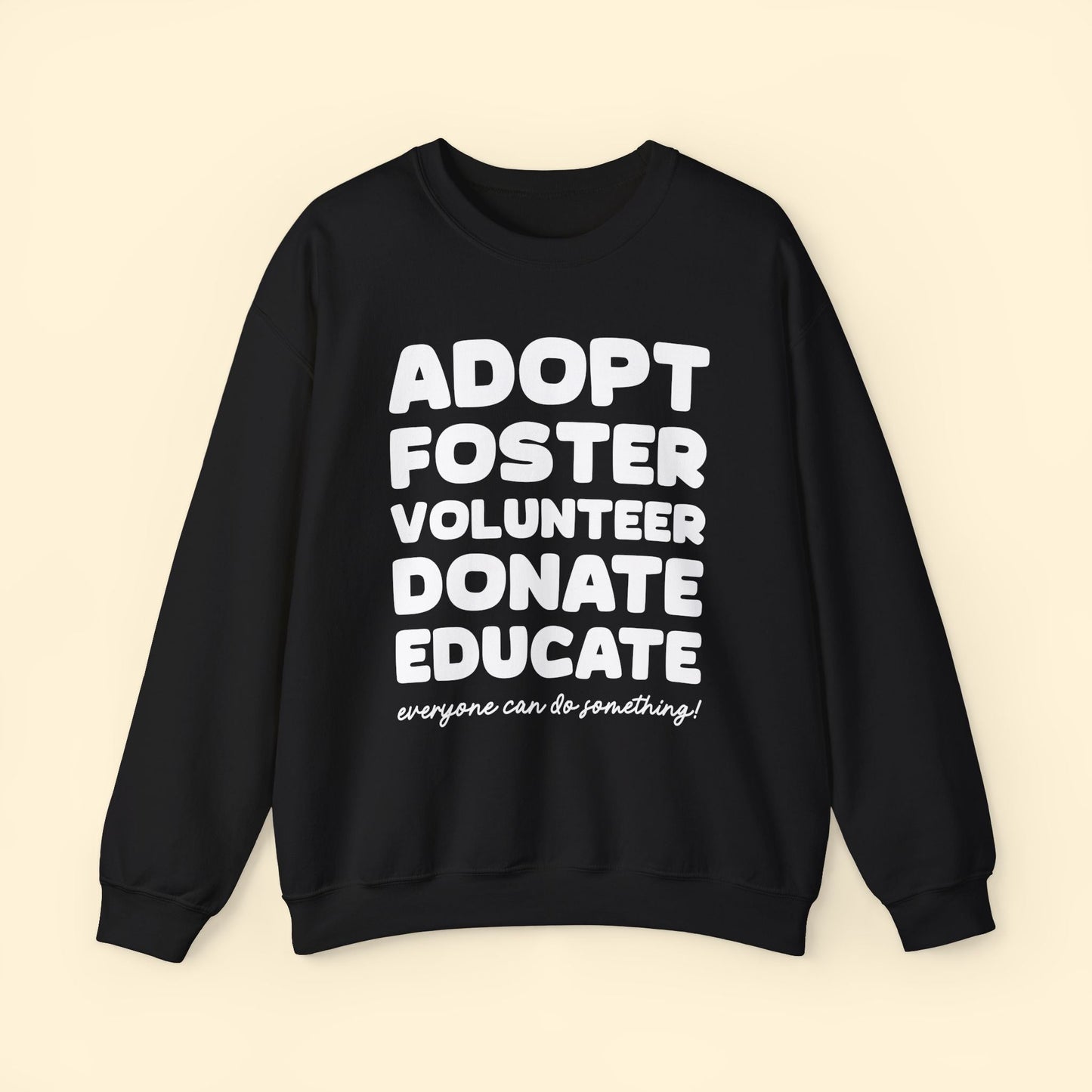 Everyone Can Do Something | Crewneck Sweatshirt - Detezi Designs - 27155351244180351527
