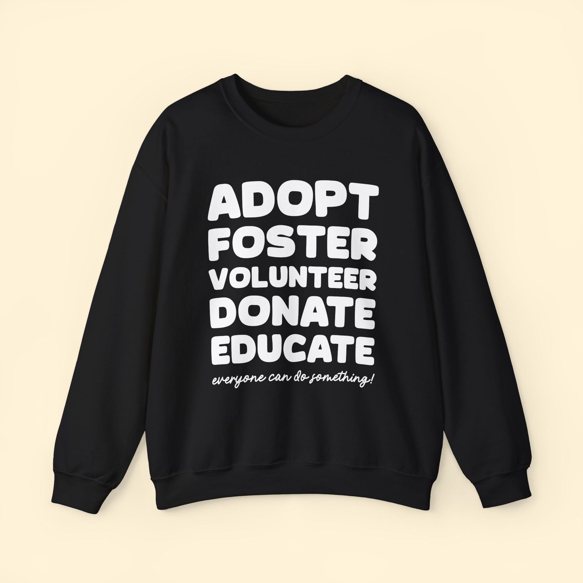 Everyone Can Do Something | Crewneck Sweatshirt - Detezi Designs - 27155351244180351527