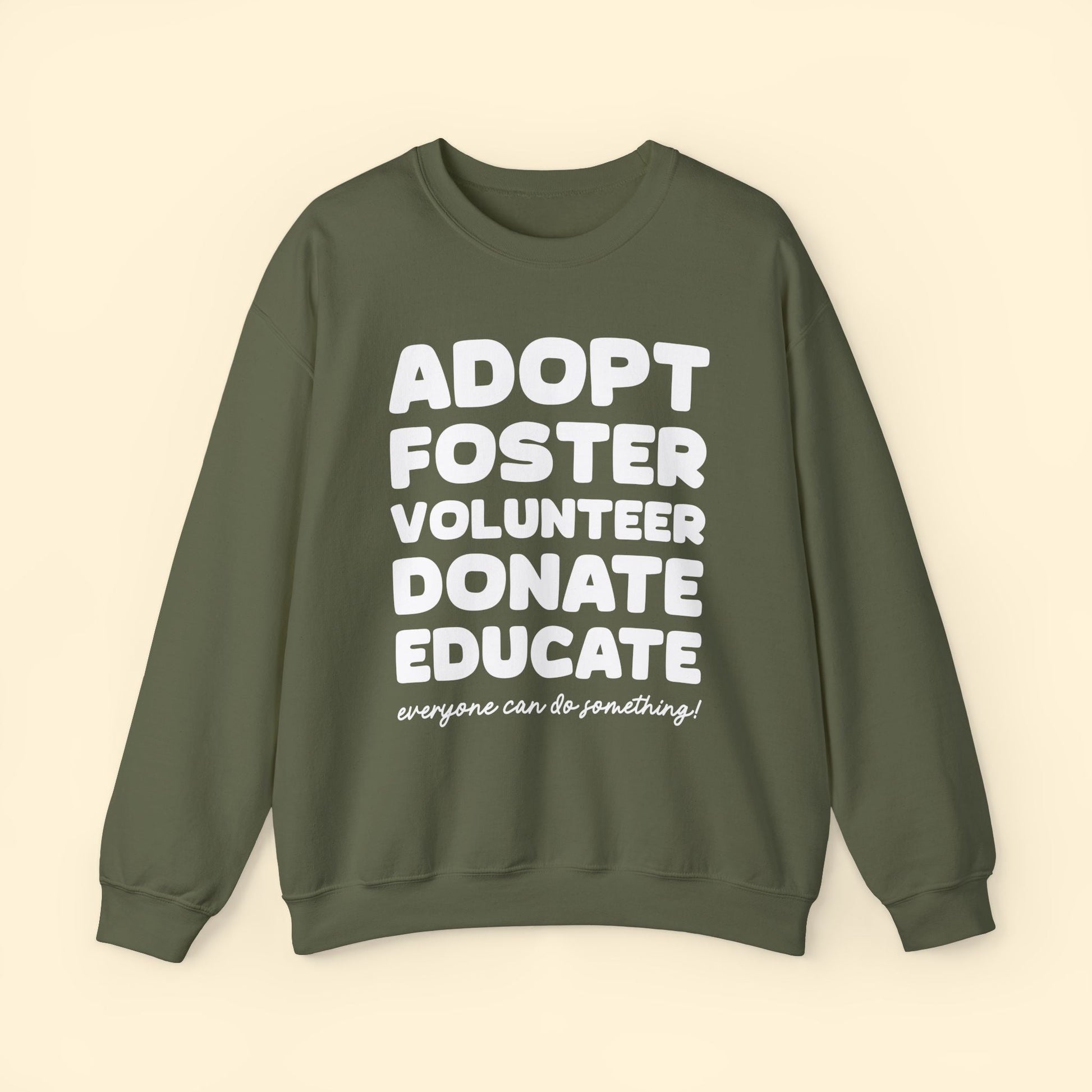Everyone Can Do Something | Crewneck Sweatshirt - Detezi Designs - 29976720977466252686