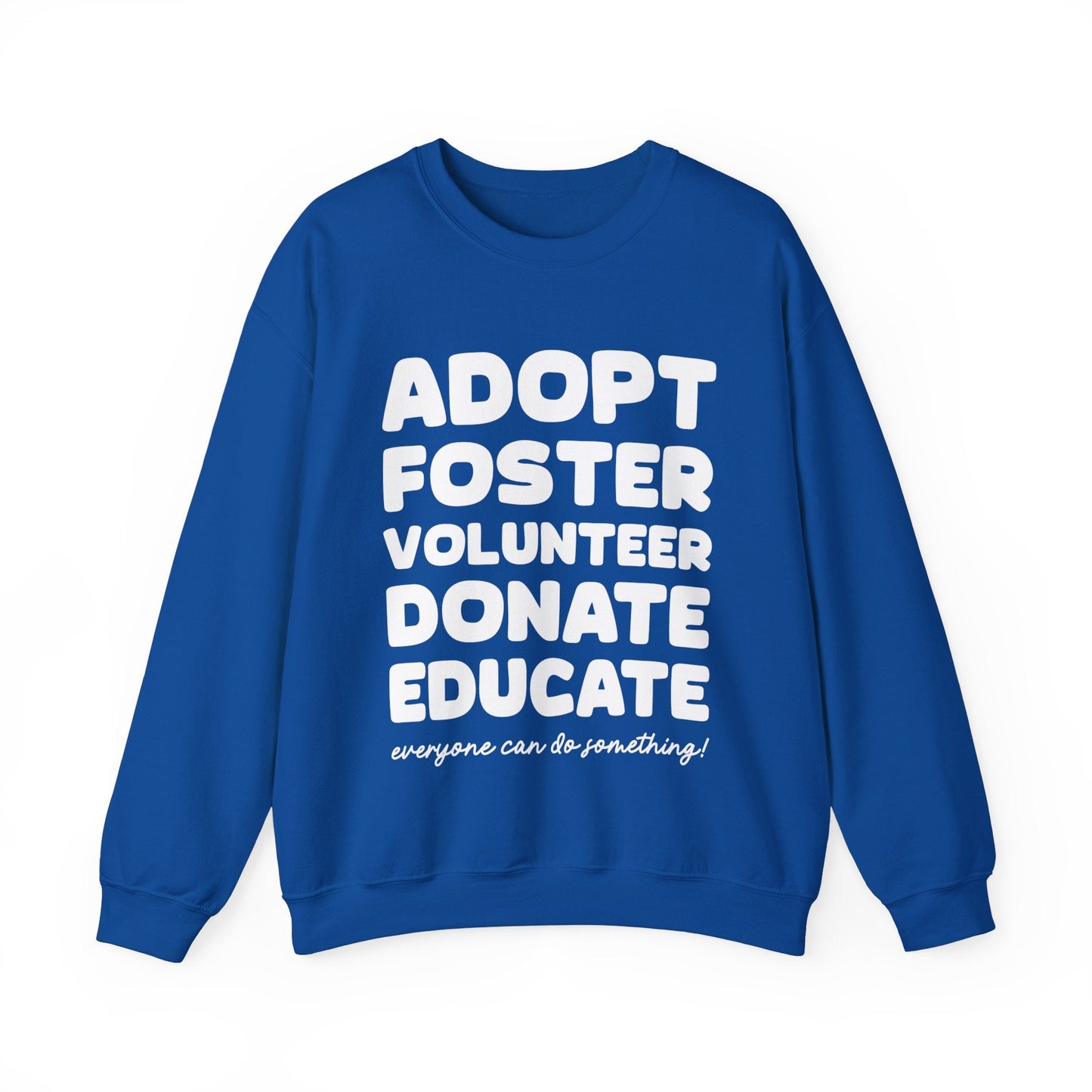 Everyone Can Do Something | Crewneck Sweatshirt - Detezi Designs-30297781790389471694