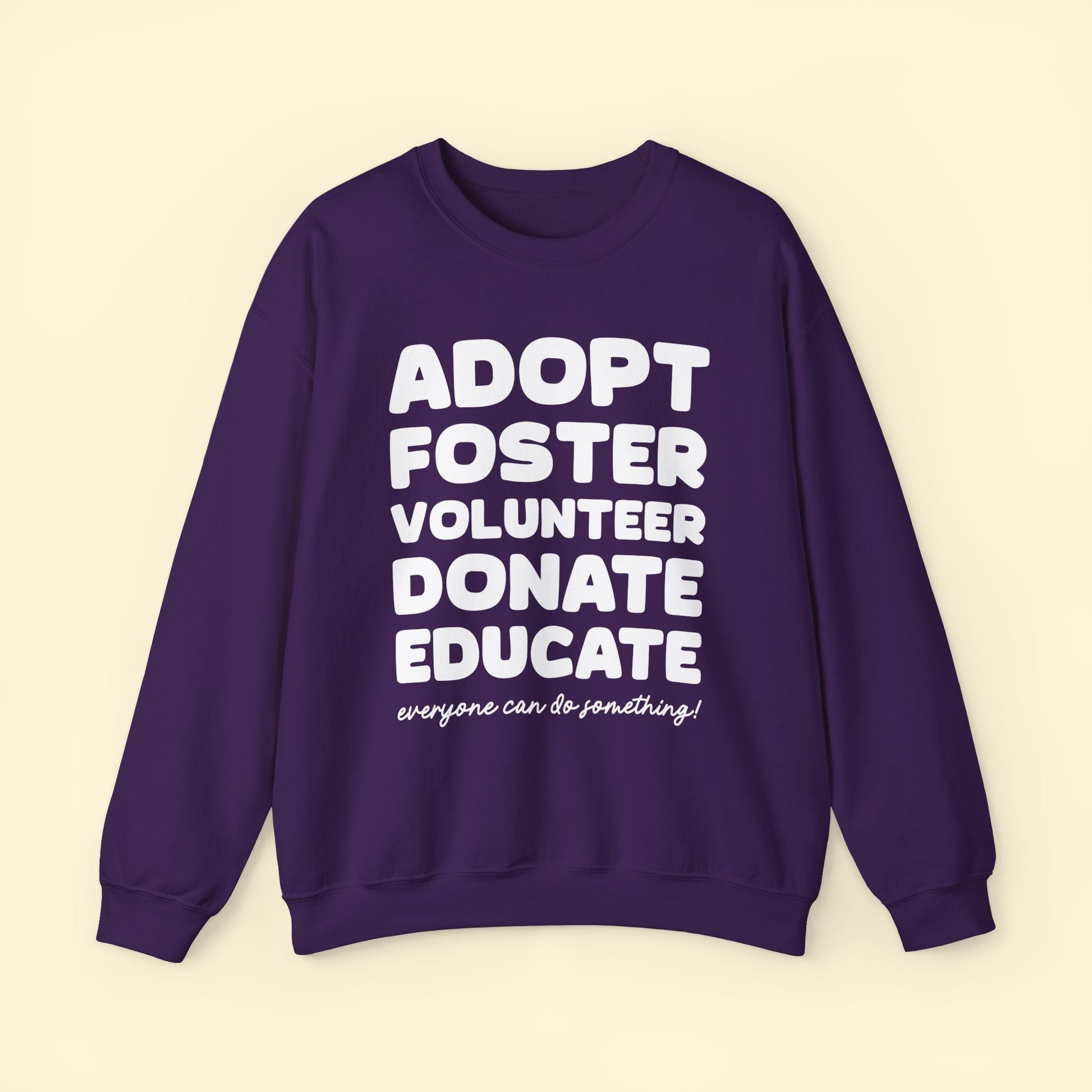 Everyone Can Do Something | Crewneck Sweatshirt - Detezi Designs - 31185254026302319940