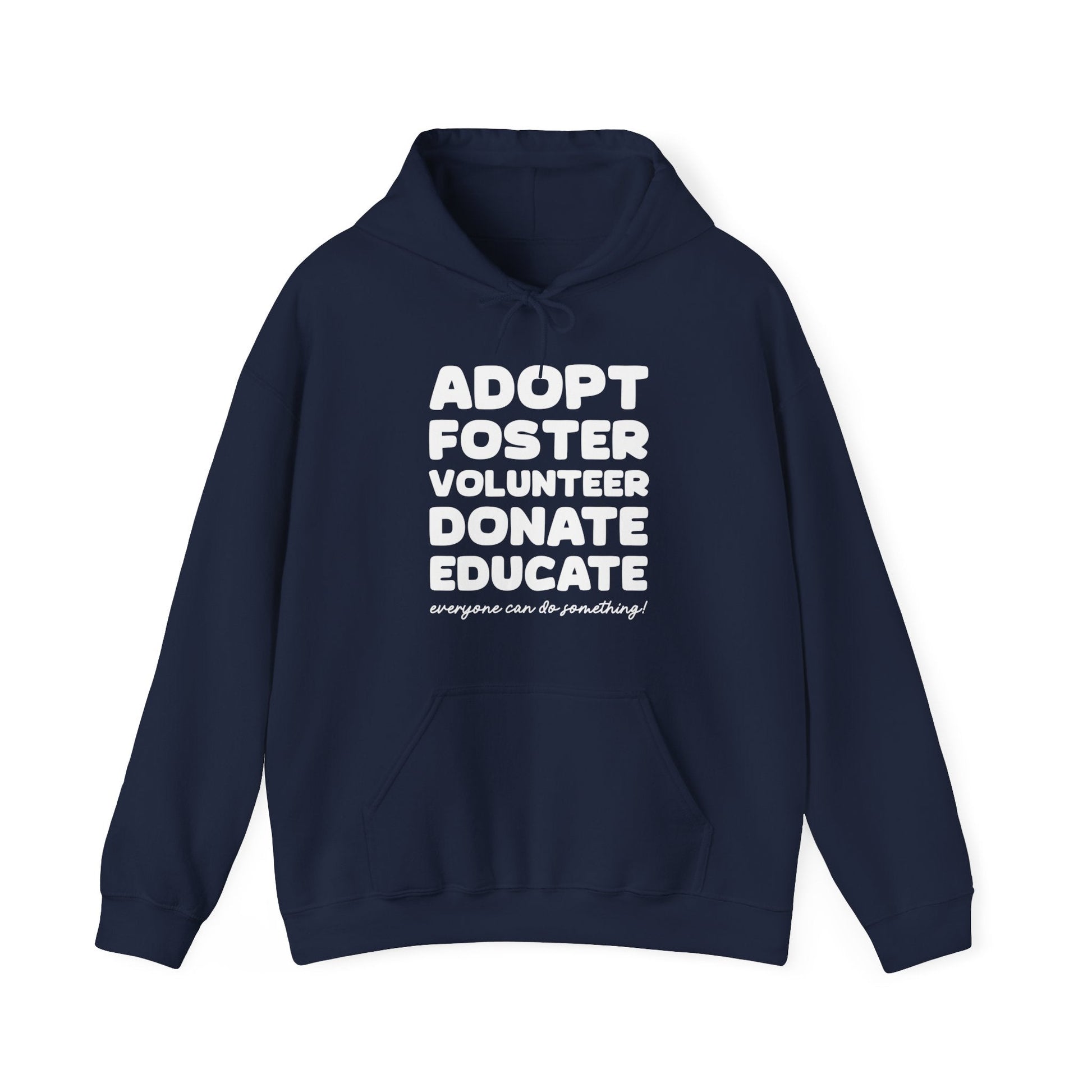 Everyone Can Do Something | Hooded Sweatshirt - Detezi Designs-22266805800561450694