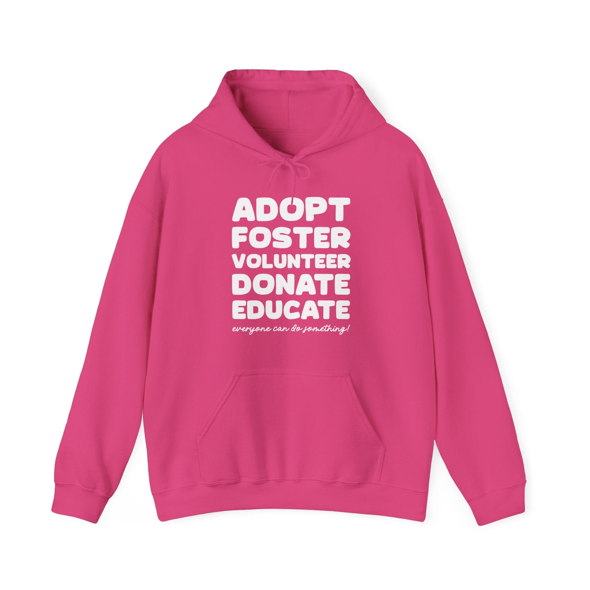 Everyone Can Do Something | Hooded Sweatshirt - Detezi Designs-32205109095876401960