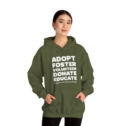 Everyone Can Do Something | Hooded Sweatshirt - Detezi Designs-33457276766888401493