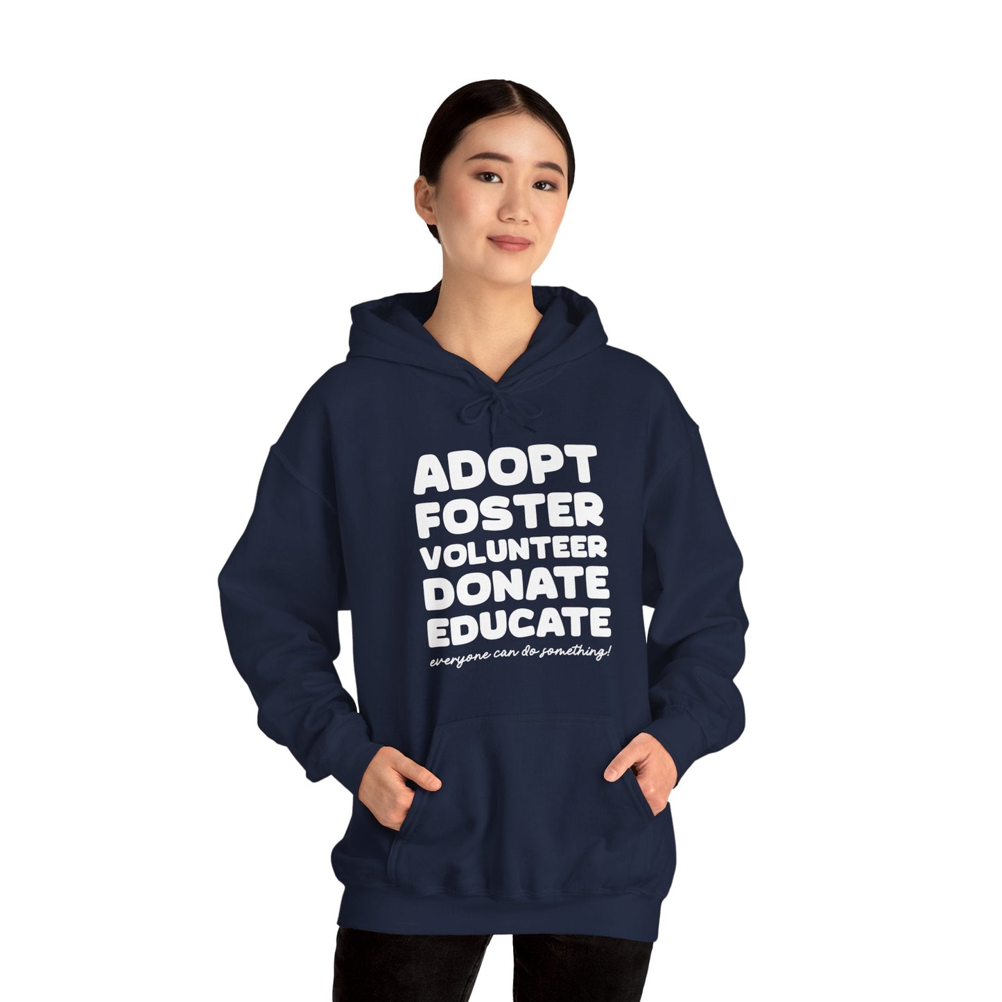 Everyone Can Do Something | Hooded Sweatshirt - Detezi Designs-33457276766888401493