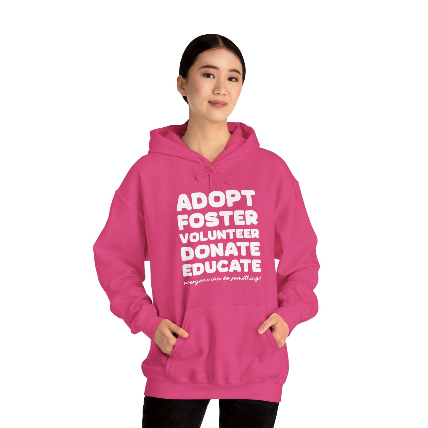 Everyone Can Do Something | Hooded Sweatshirt - Detezi Designs-33457276766888401493