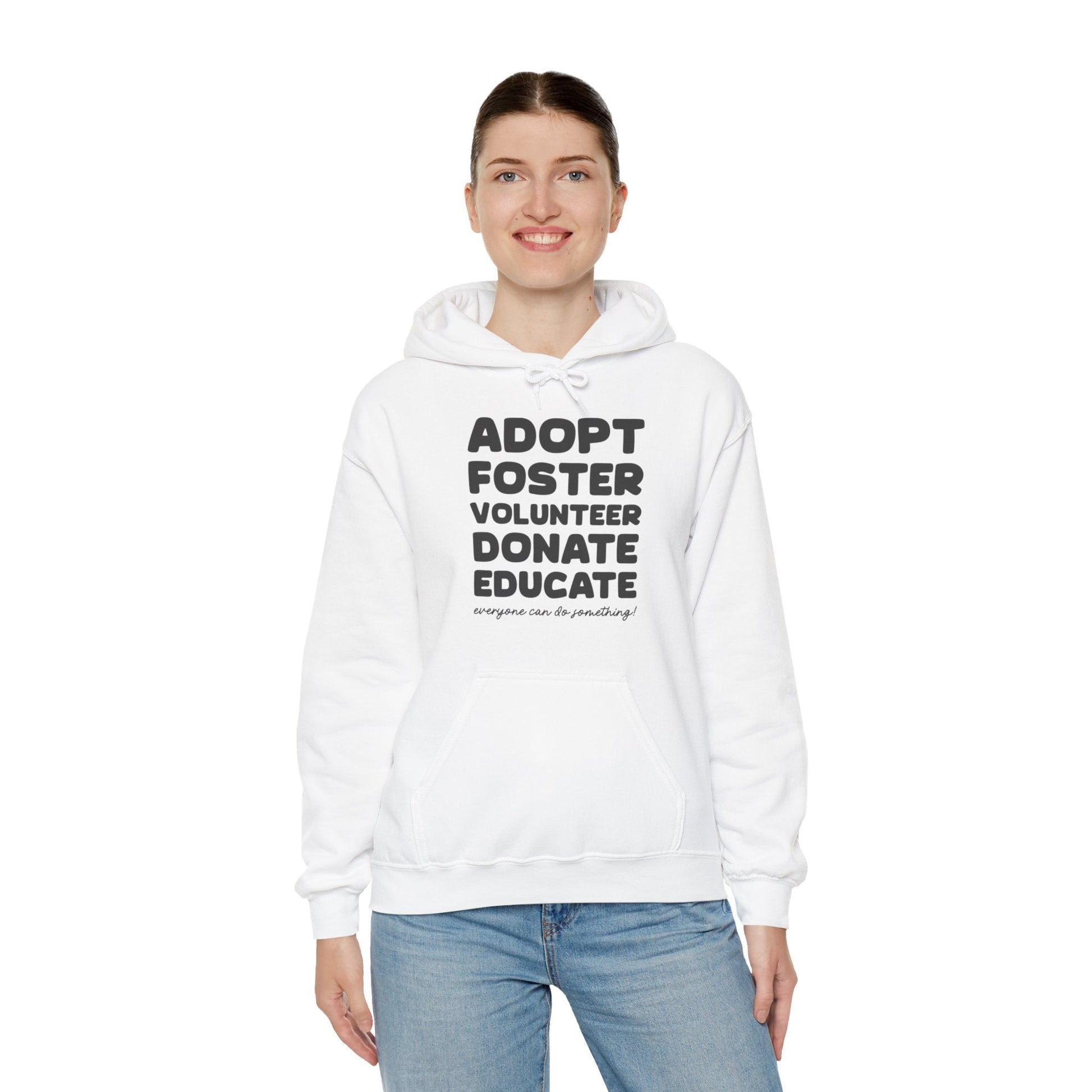 Everyone Can Do Something | Hooded Sweatshirt - Detezi Designs-33457276766888401493