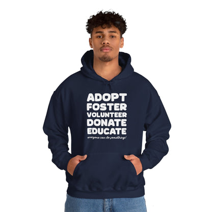 Everyone Can Do Something | Hooded Sweatshirt - Detezi Designs-33457276766888401493