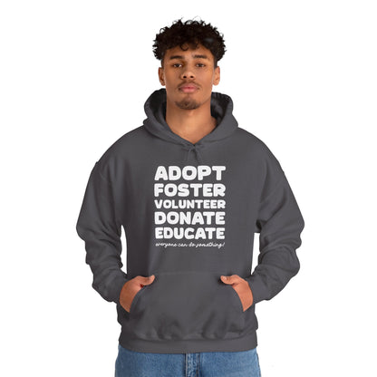 Everyone Can Do Something | Hooded Sweatshirt - Detezi Designs-33457276766888401493