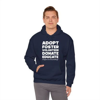 Everyone Can Do Something | Hooded Sweatshirt - Detezi Designs-33457276766888401493