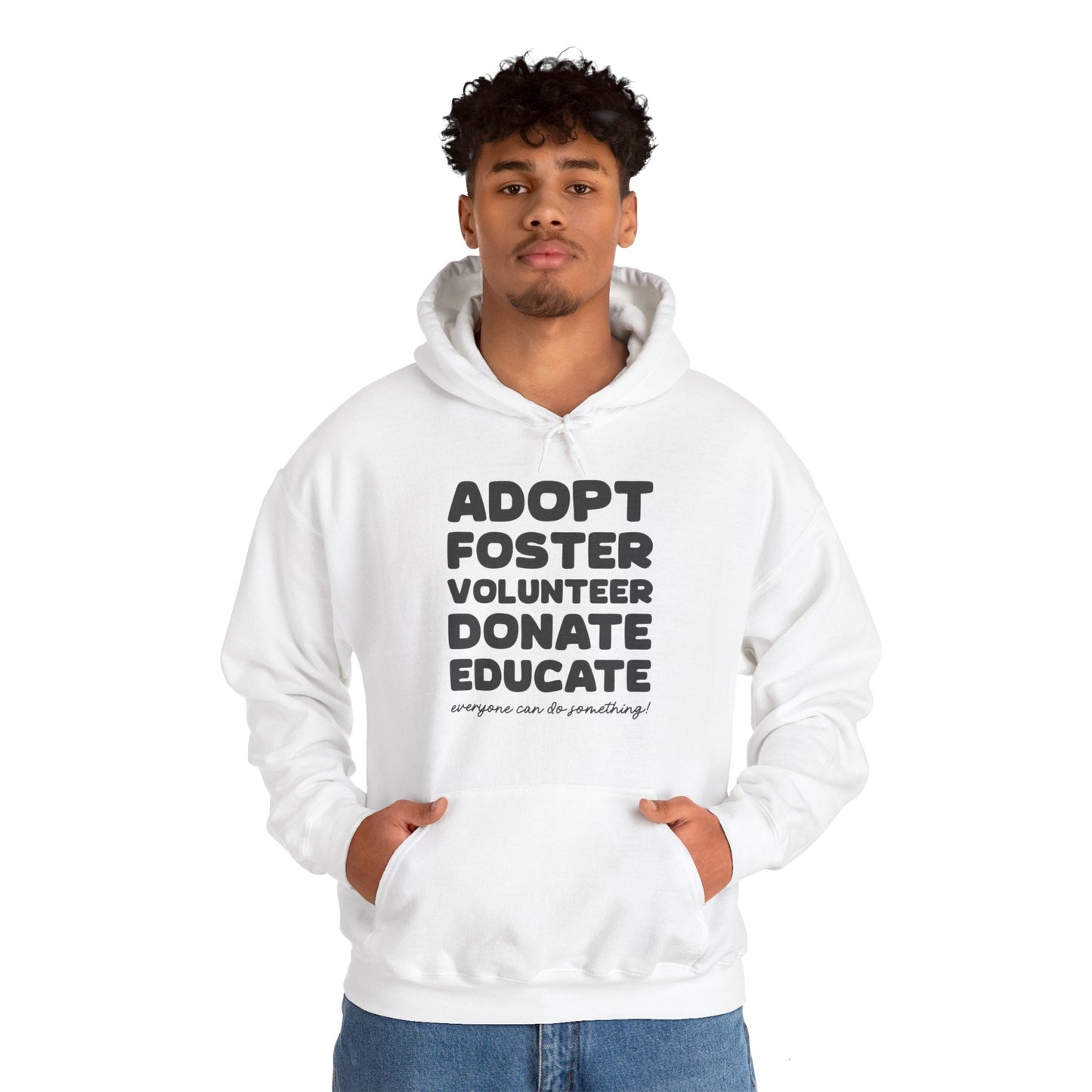 Everyone Can Do Something | Hooded Sweatshirt - Detezi Designs-33457276766888401493