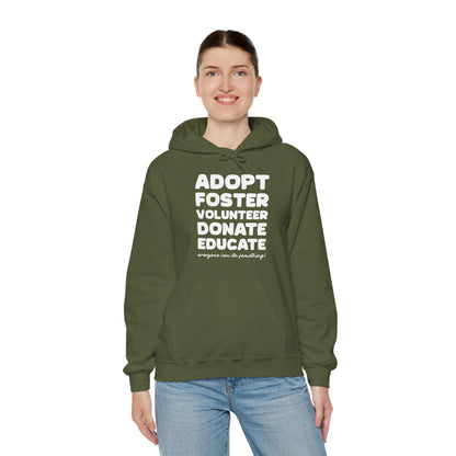 Everyone Can Do Something | Hooded Sweatshirt - Detezi Designs-33457276766888401493