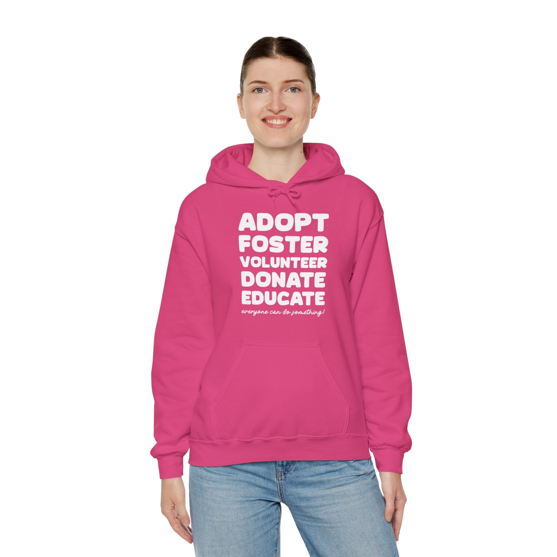 Everyone Can Do Something | Hooded Sweatshirt - Detezi Designs-33457276766888401493