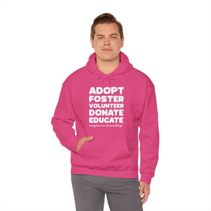 Everyone Can Do Something | Hooded Sweatshirt - Detezi Designs-33457276766888401493