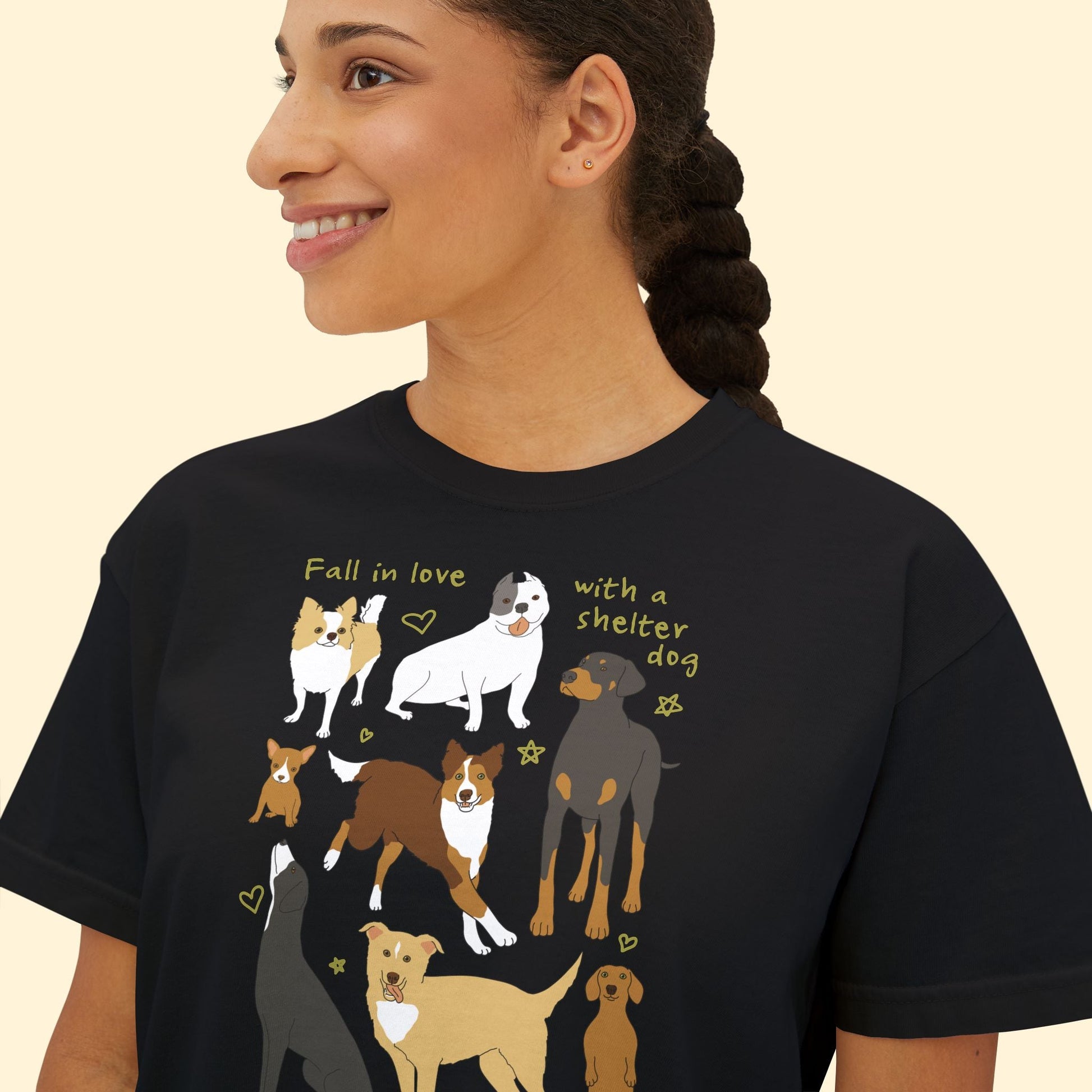 Fall In Love | Comfort Colors Boxy Tee - Detezi Designs - 85351665265508471510