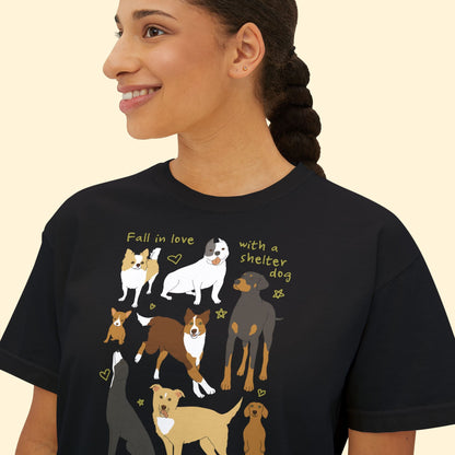 Fall In Love | Comfort Colors Boxy Tee - Detezi Designs - 85351665265508471510