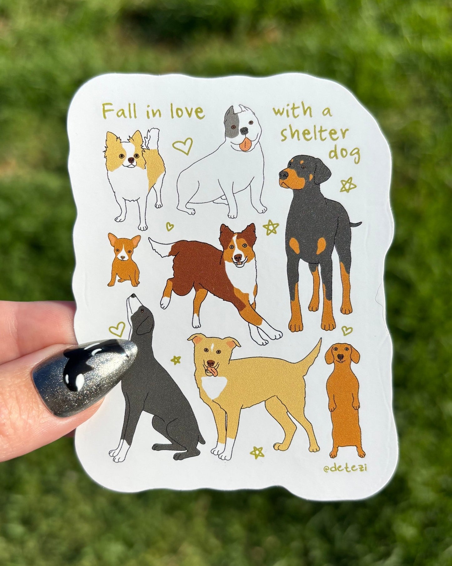 Fall In Love | Vinyl Sticker - Detezi Designs-