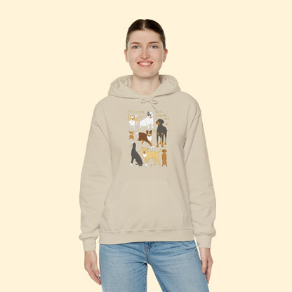 Fall In Love With A Shelter Dog | Hooded Sweatshirt - Detezi Designs - 22745828882736744788