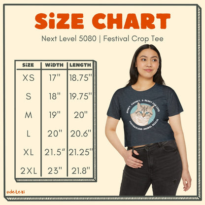 Festival Crop Top | FUNDRAISER | Chicagoland Animal Rescue - Detezi Designs - 15173780289847878570