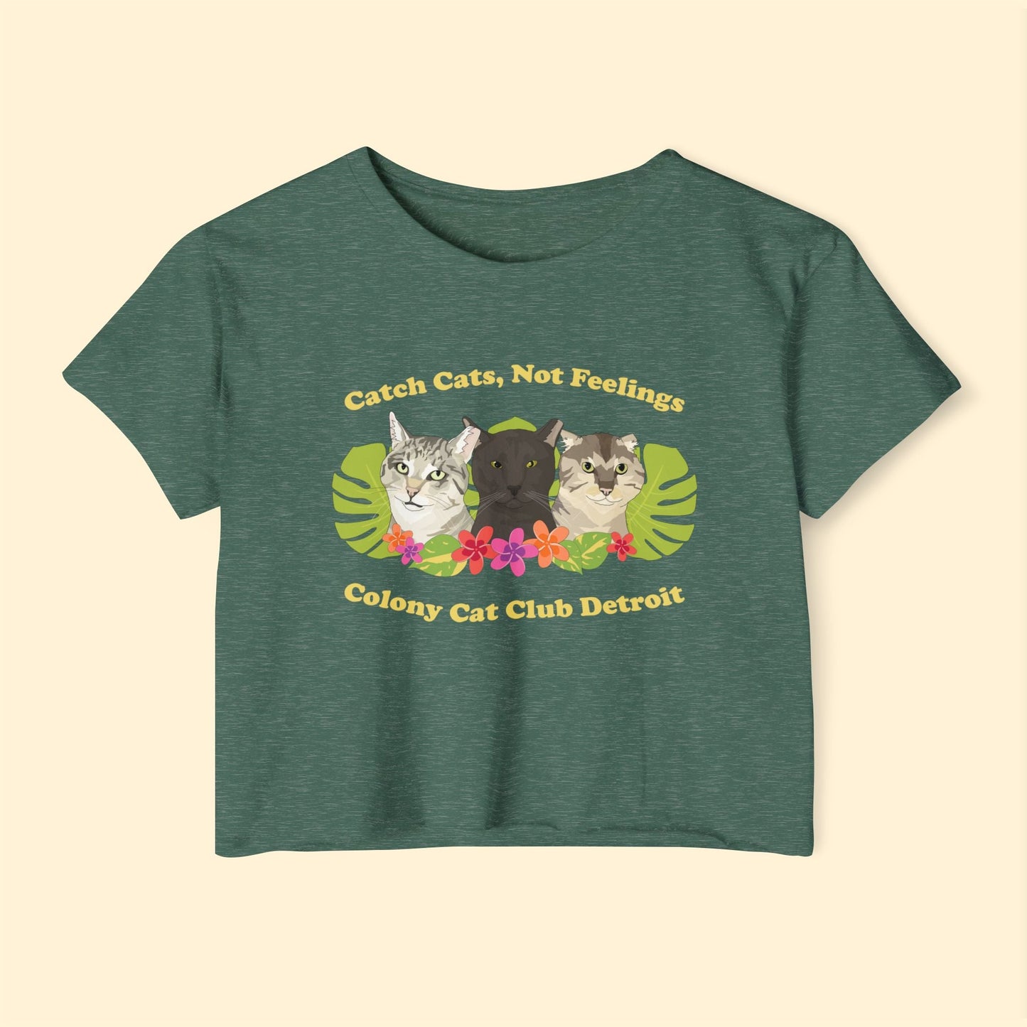 Festival Crop Top | FUNDRAISER | Colony Cat Club - Detezi Designs - 16613900790572420975
