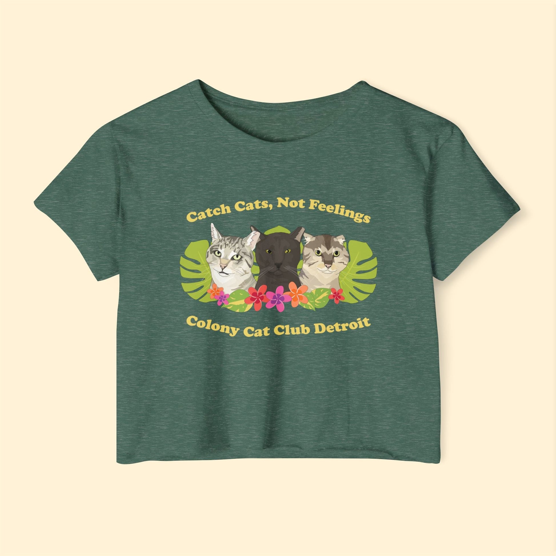 Festival Crop Top | FUNDRAISER | Colony Cat Club - Detezi Designs - 16613900790572420975
