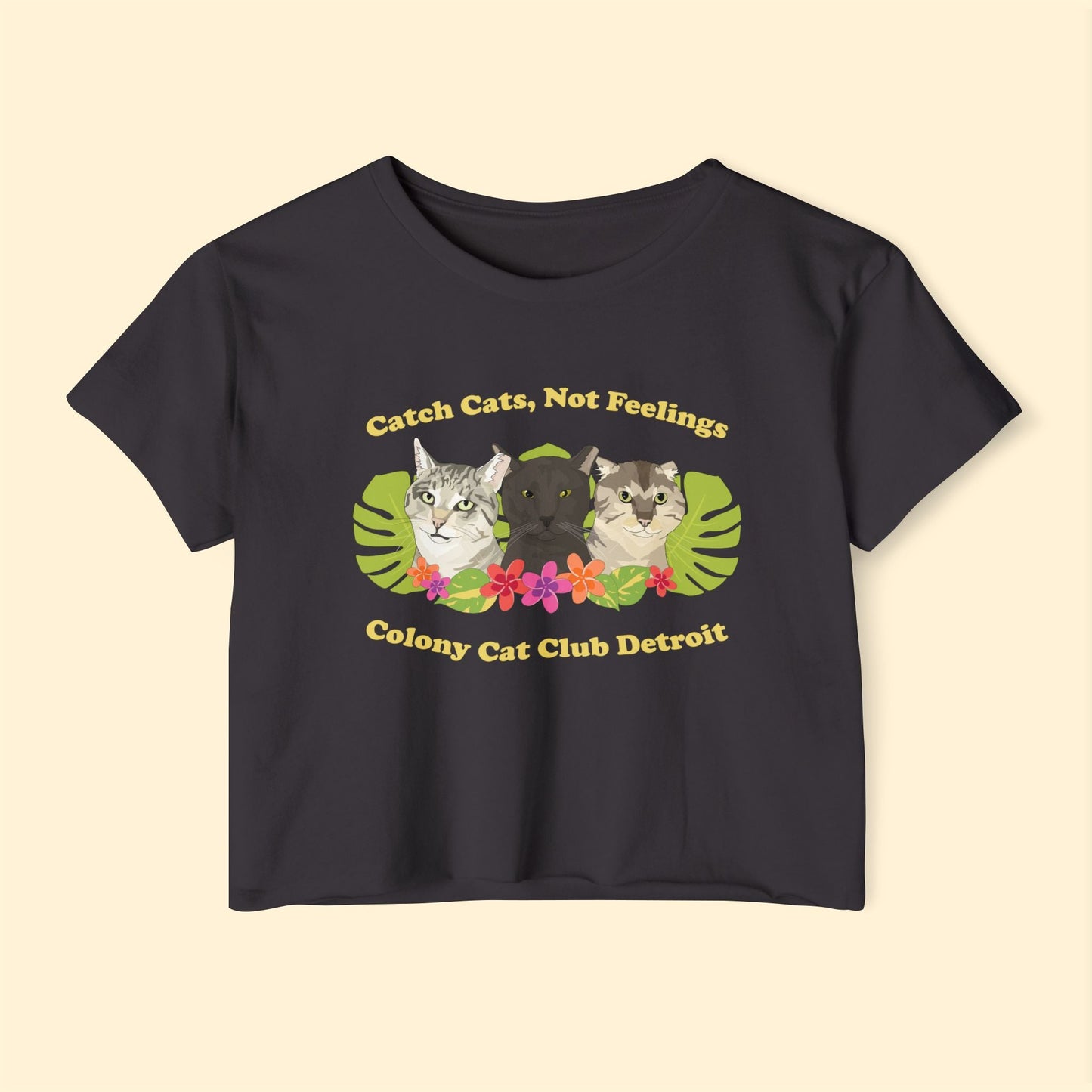 Festival Crop Top | FUNDRAISER | Colony Cat Club - Detezi Designs - 30739645725234131392