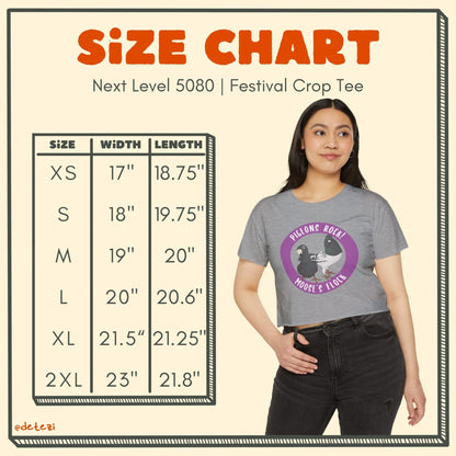 Festival Crop Top | FUNDRAISER | Moose's Flock | Pigeons Rock - Detezi Designs - 44650326260847398184
