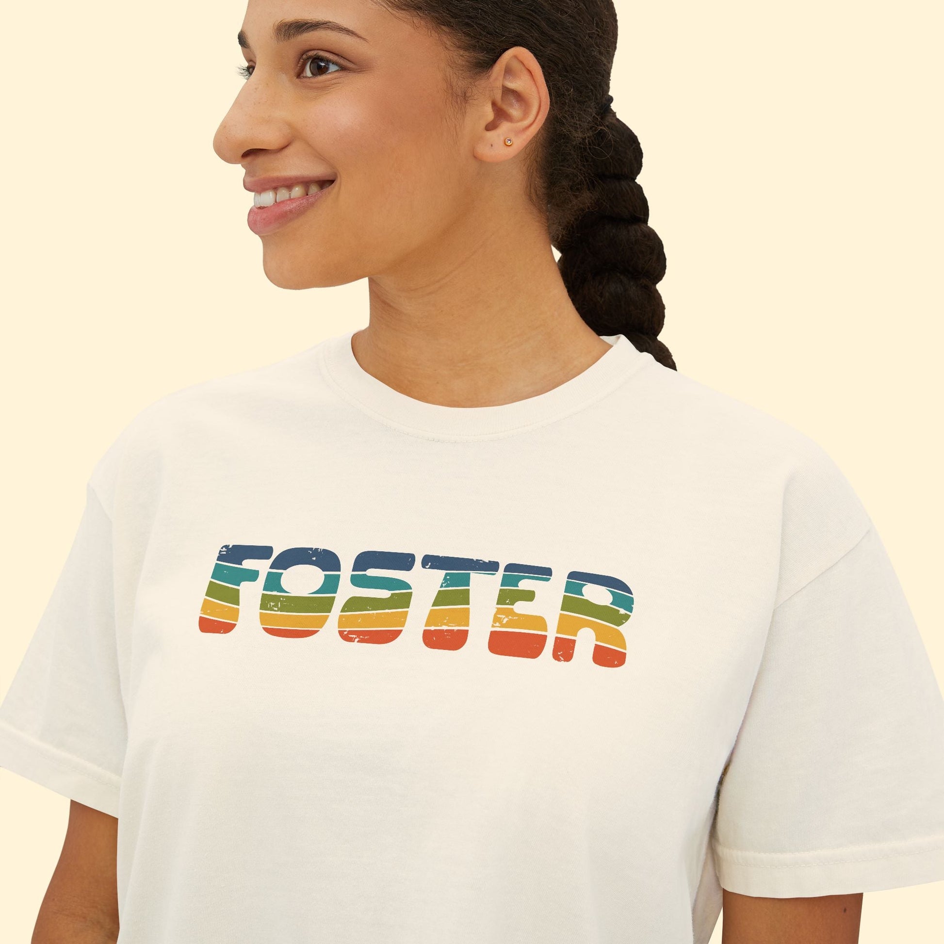Foster | Comfort Colors Boxy Tee - Detezi Designs - 32667092732366800115