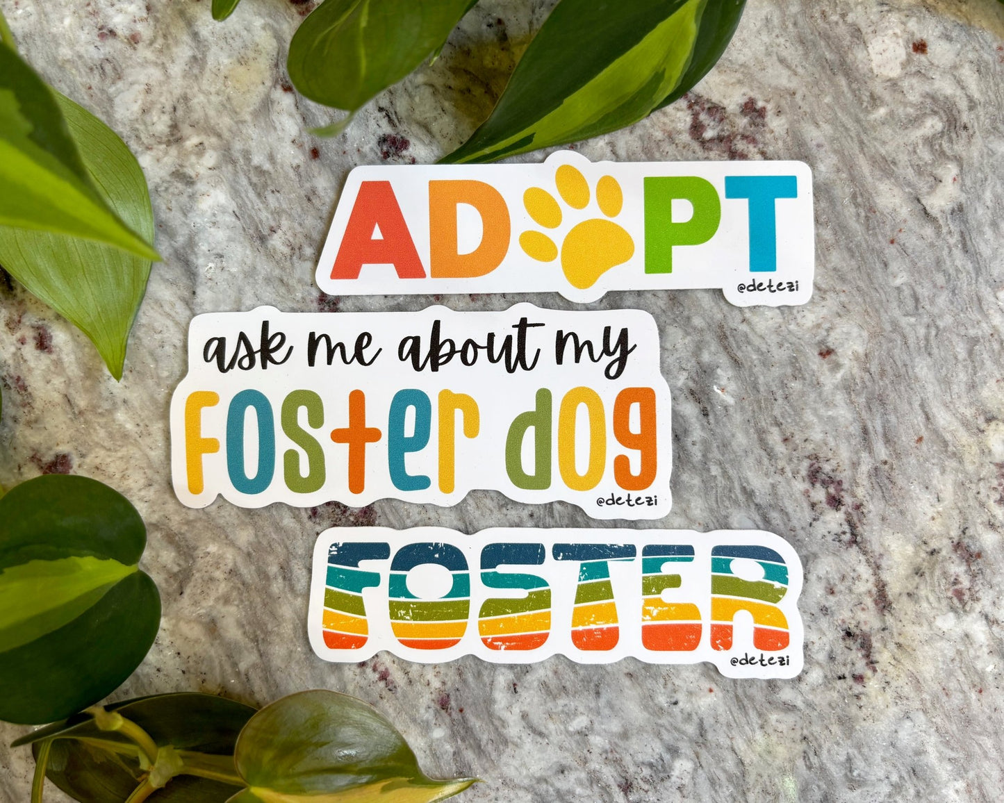Foster Dogs | Sticker Pack - Detezi Designs - 