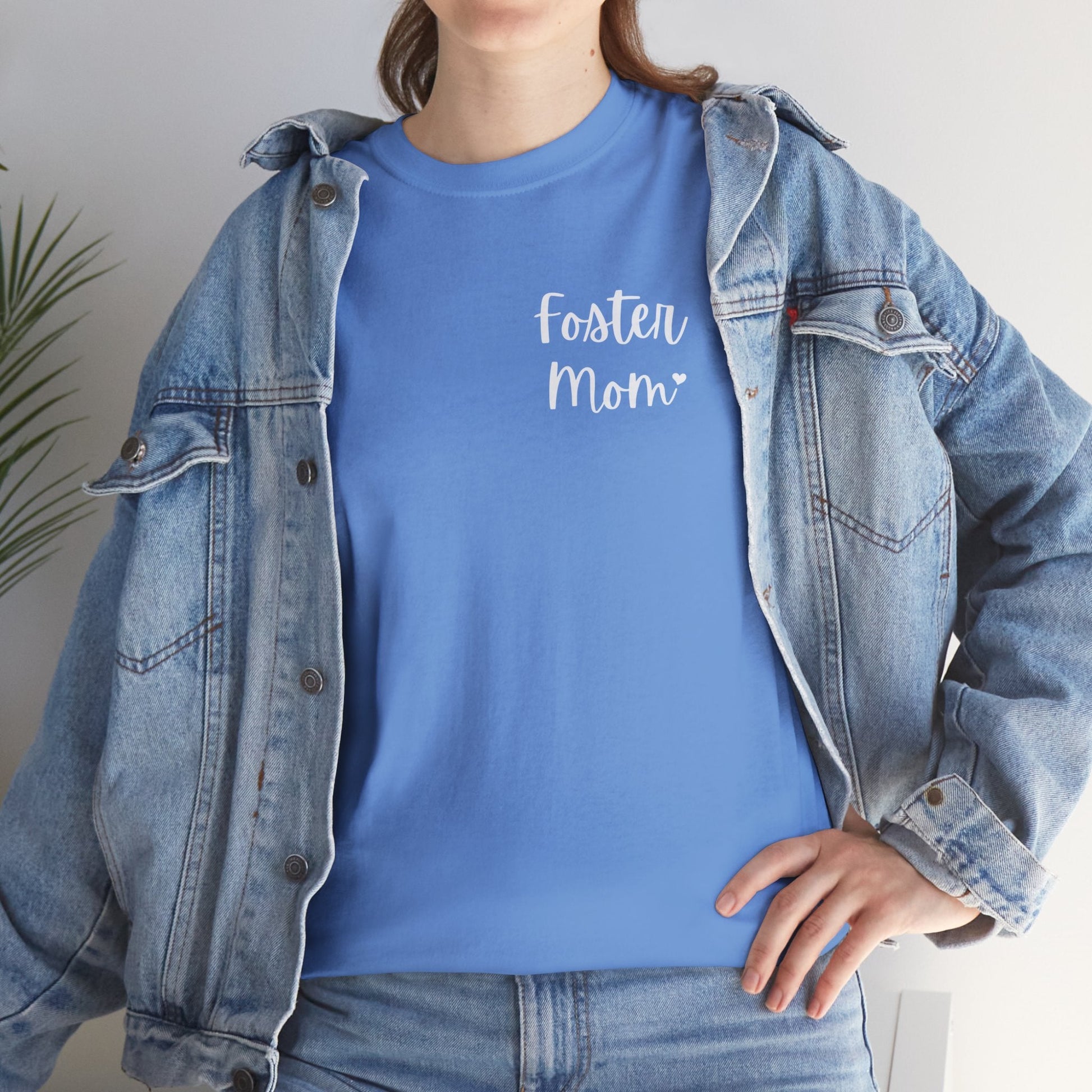 Foster Mom | Pocket Print | Unisex T-shirt - Detezi Designs-16668239826215768369