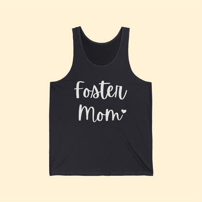 Foster Mom | Unisex Jersey Tank - Detezi Designs-18475294863851301998