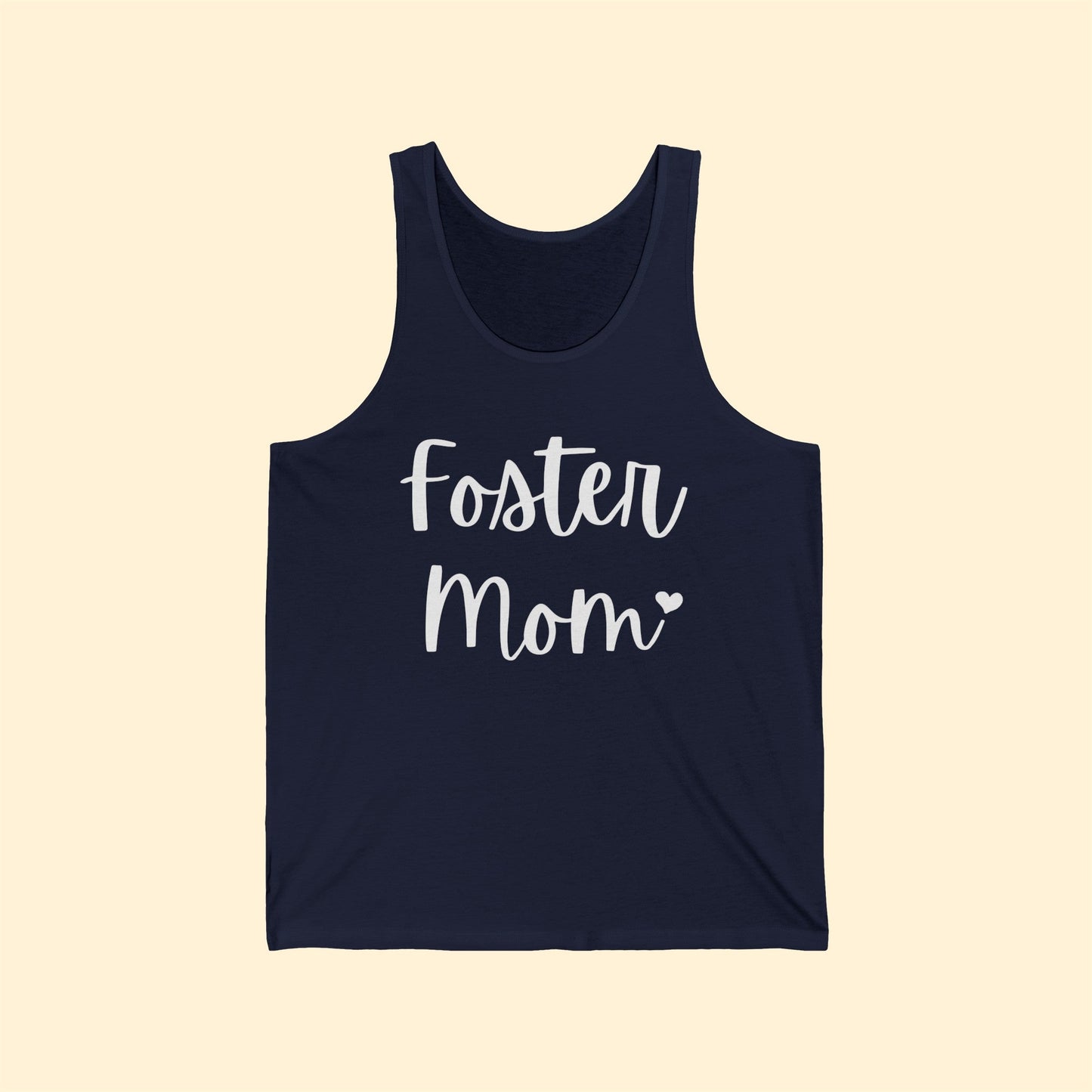 Foster Mom | Unisex Jersey Tank - Detezi Designs-21425043495797003123