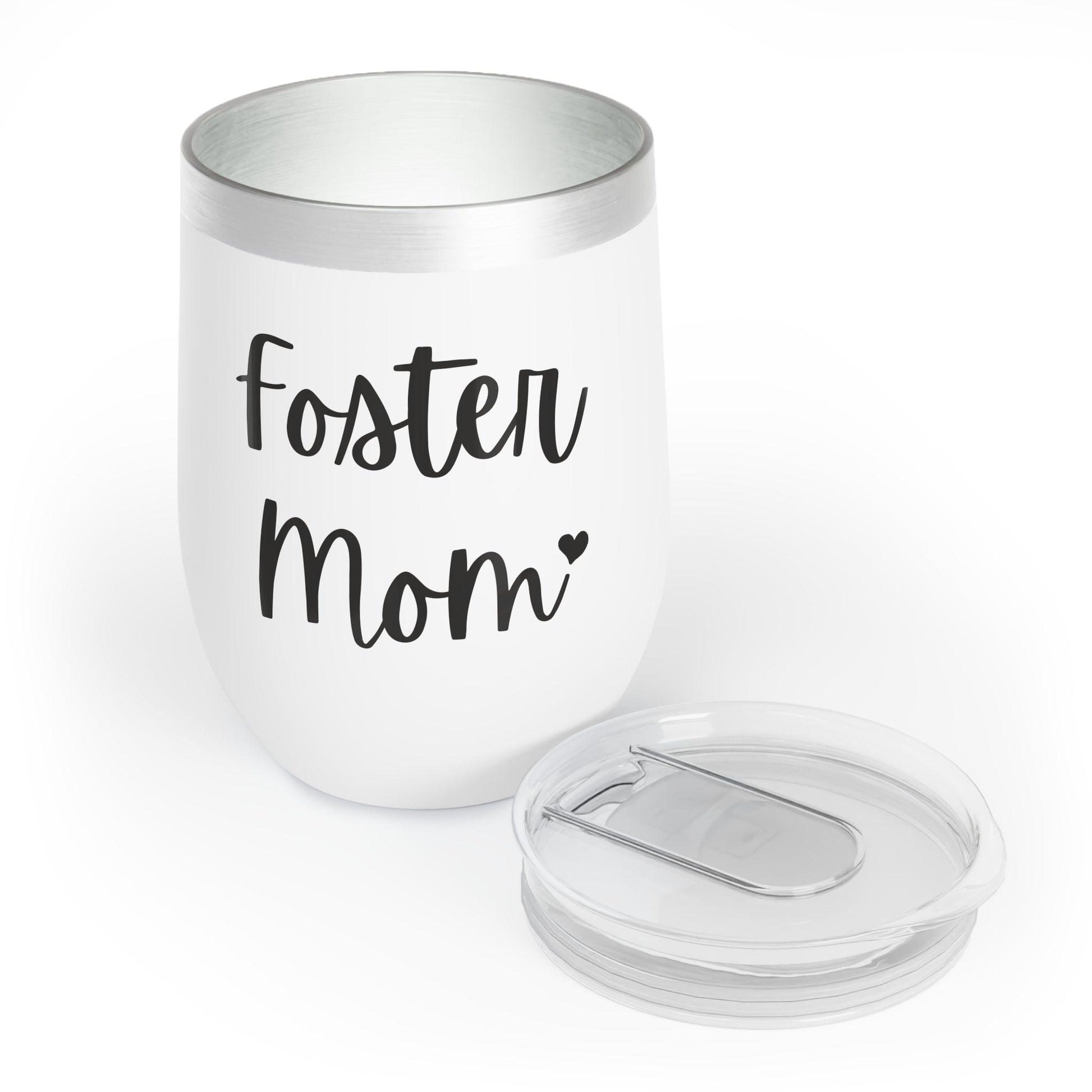 Foster Mom | Wine Tumbler - Detezi Designs-22733432708123861038