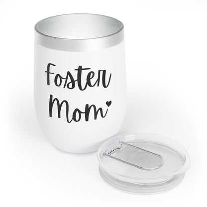 Foster Mom | Wine Tumbler - Detezi Designs-22733432708123861038