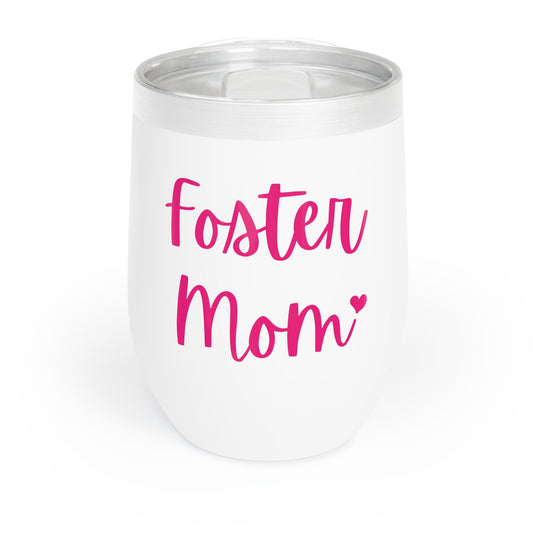 Foster Mom | Wine Tumbler - Detezi Designs-92044126183986687867