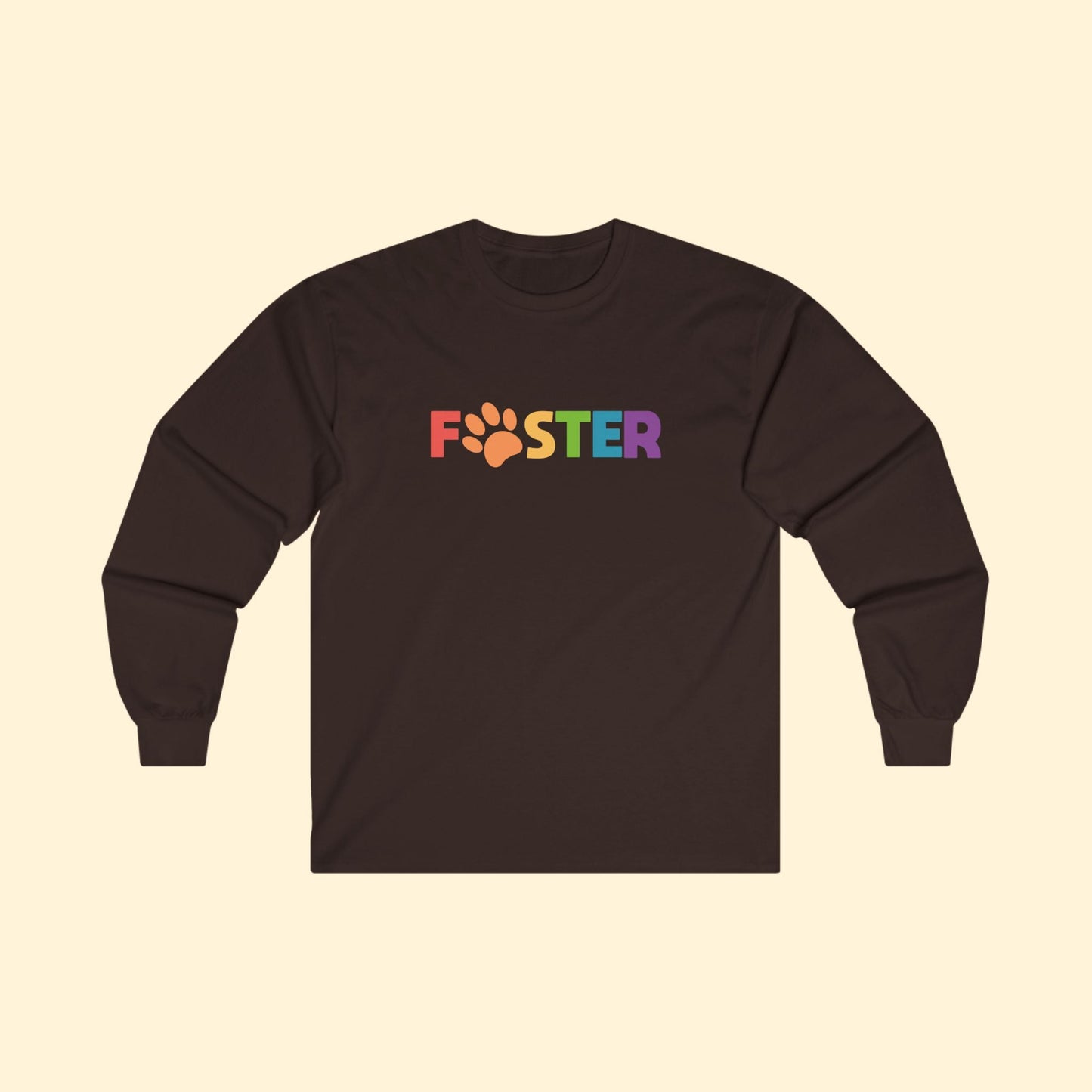 Foster Rainbow | Long Sleeve Tee - Detezi Designs - 23658382428718705921