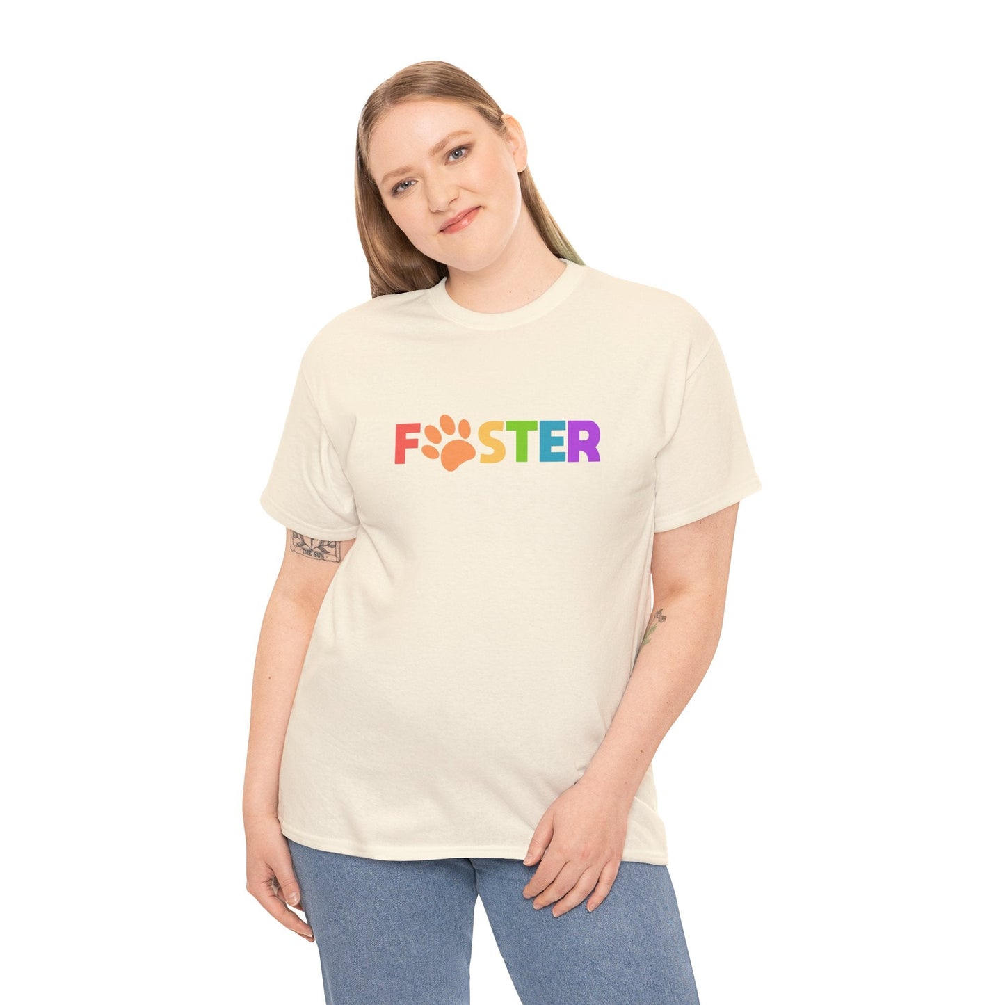 Foster Rainbow | Text Tees - Detezi Designs-26876244837159237365