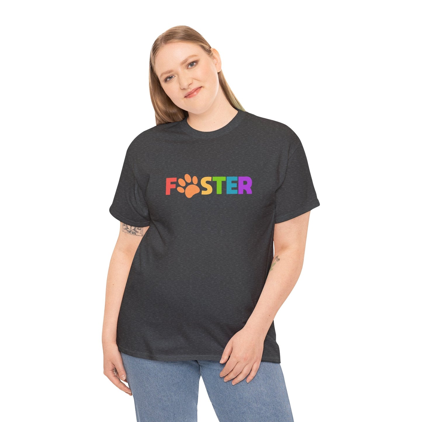 Foster Rainbow | Text Tees - Detezi Designs-26876244837159237365