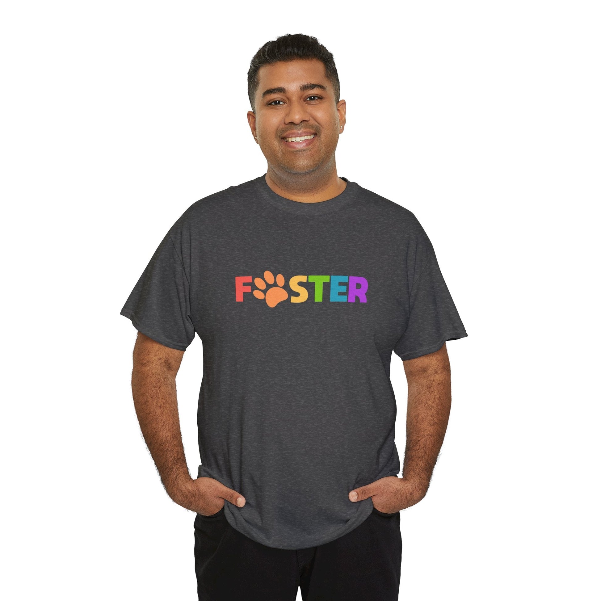 Foster Rainbow | Text Tees - Detezi Designs-26876244837159237365