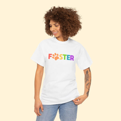 Foster Rainbow | Text Tees - Detezi Designs - 28464078510125749303