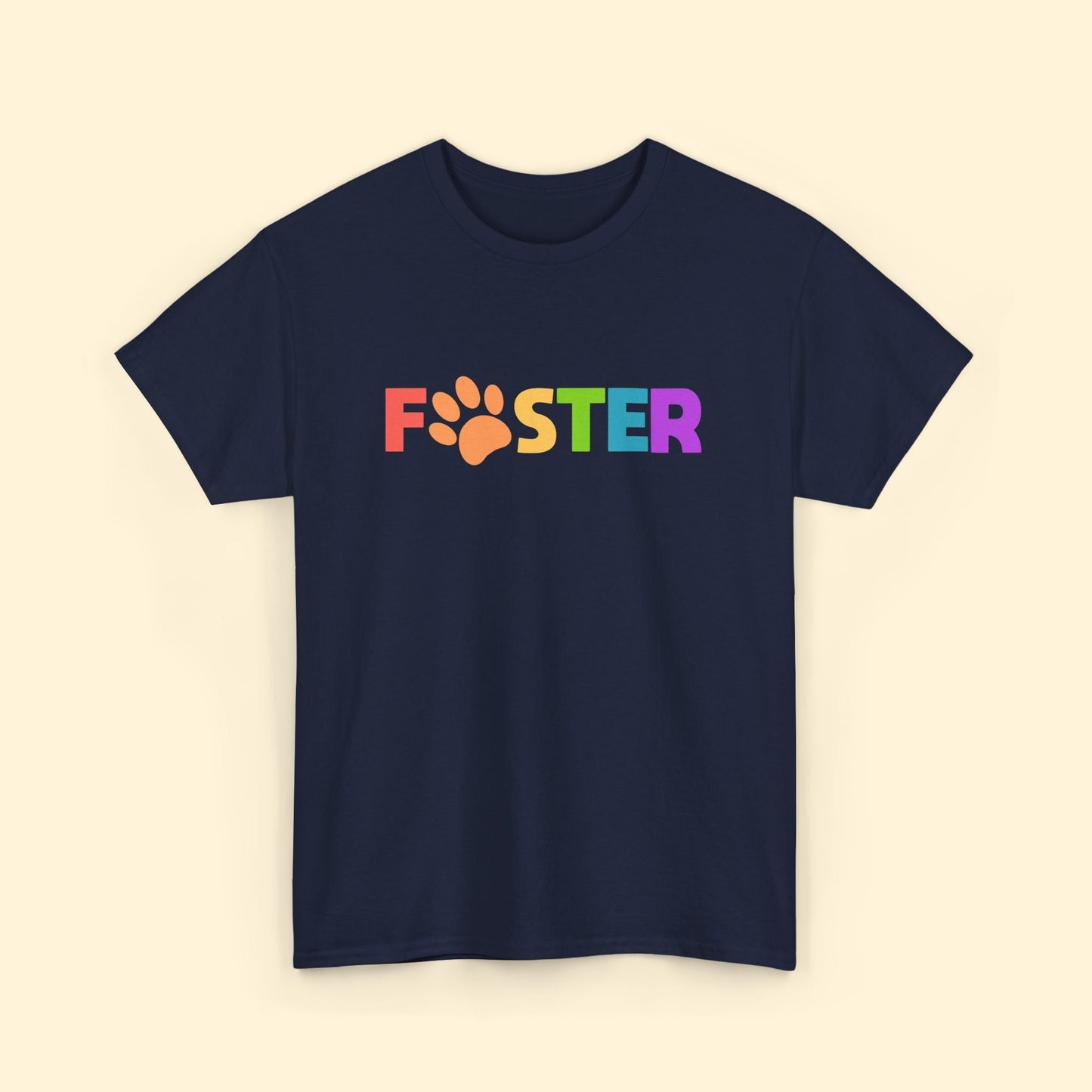 Foster Rainbow | Text Tees - Detezi Designs - 28464078510125749303