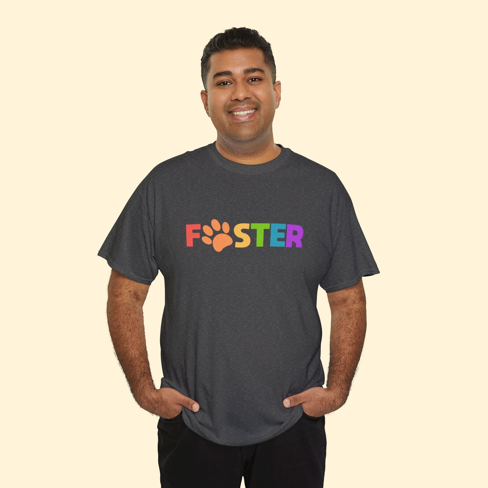 Foster Rainbow | Text Tees - Detezi Designs - 28464078510125749303